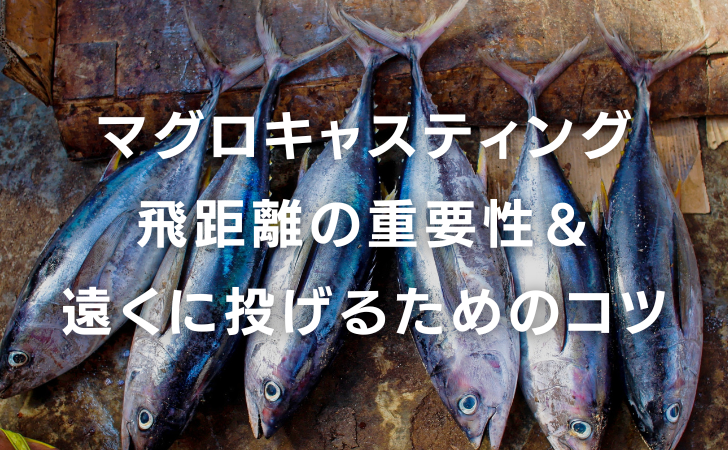 マグロキャスティングの飛距離の重要性＆遠くに投げるためのポイント 